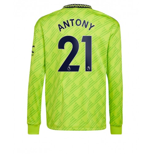 Dres Manchester United Antony #21 Rezervni 2022-23 Dugi Rukav